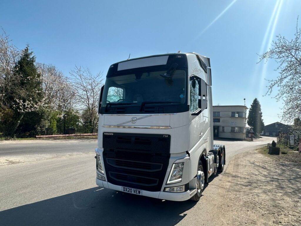 British truck on the road