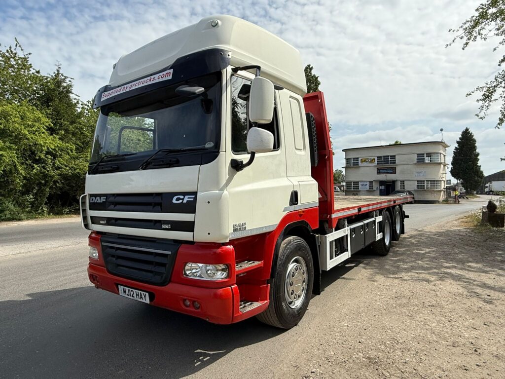 2012 DAF CF 85.510 10 Tyre Rear Lift Flatbed