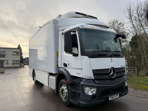 2016 Mercedes 1824 Refrigerated Truck